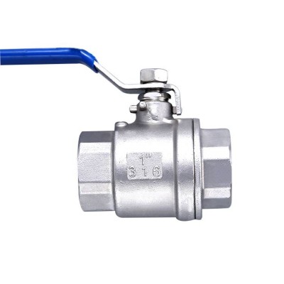 Light weight 1PC SS304 female thread handle ball valve