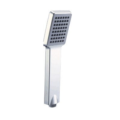 Square Hand Shower Chrome Plated ABS Plastic Water saving Bathroom Handheld Rain Shower Head